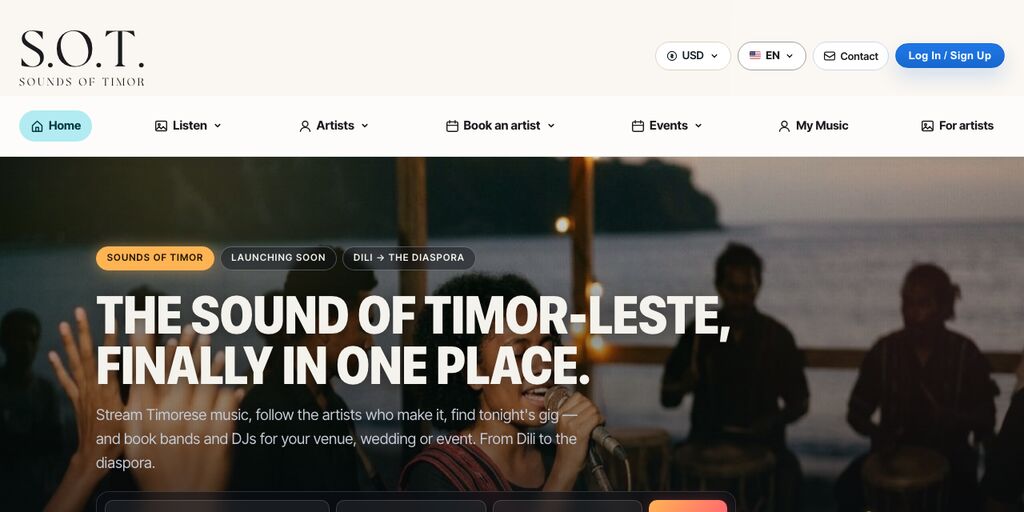 The Sounds of Timor home page
