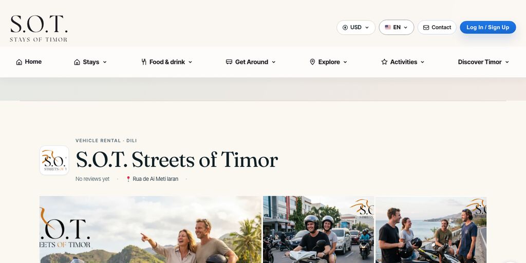 The Streets of Timor home page